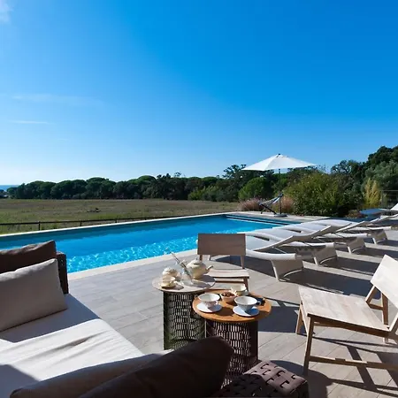 Tres Belle A Palombaggia, Vue Mer Exceptionnelle , Acces Prive Plage וילה פורטו-וישיו